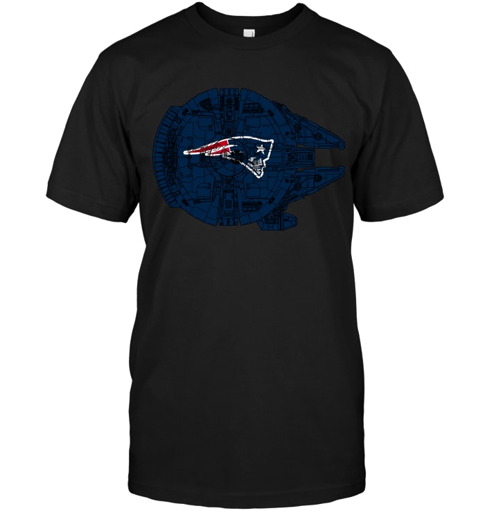 New England Patriots "millennium Falcon" Star Wars T-Shirt